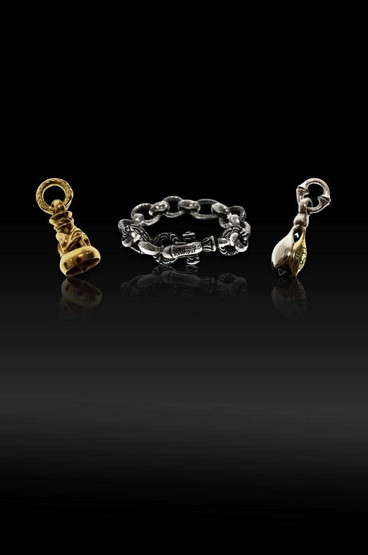 ノーブランド品！レナードカムホート刻印！クレーンブレスレット！早い