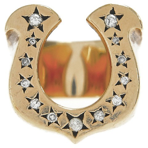 8K T-H.S RING GOLDSTONE ホースシューリング